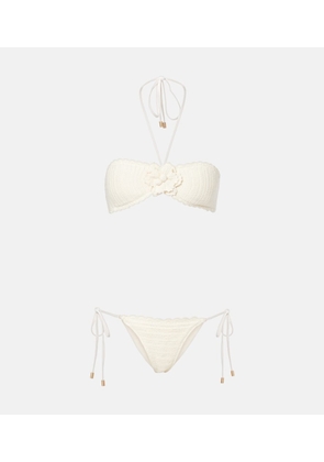 Zimmermann Awaken crochet cotton bikini