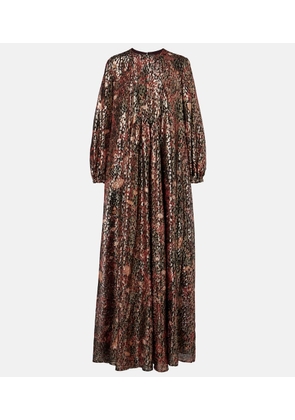 Max Mara Zinnia silk-blend maxi dress