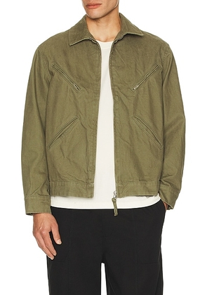 Pop Trading Company Full Zip Jacket in Four Leaf Clover - Green. Size L (also in M, S, XL/1X).