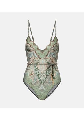 Zimmermann Wanderlust paisley swimsuit