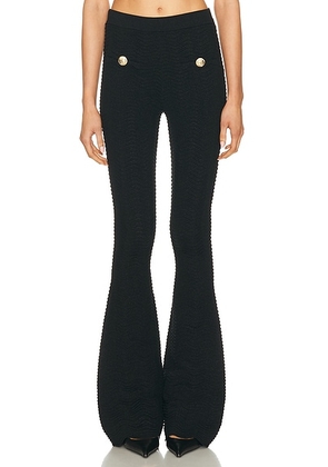Retrofete Joliet Knit Pant in Metallic Black - Black. Size M (also in S, XL, XS).