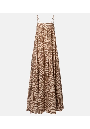 Zimmermann Wanderlust printed cotton maxi dress