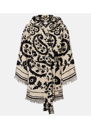 Zimmermann Wanderlust cotton terry wrap robe