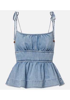 Zimmermann Wanderlust denim top