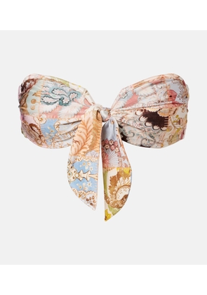 Zimmermann Daylight printed bikini top