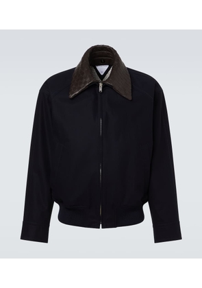 Bottega Veneta Intrecciato cotton twill blouson jacket