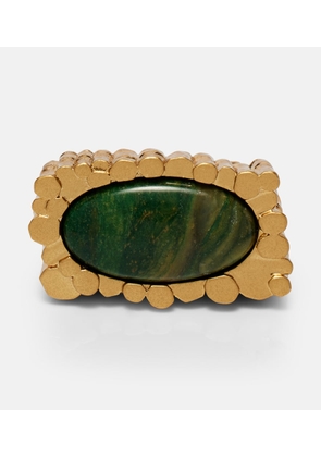 Zimmermann Wisp 16kt gold-plated embellished ring