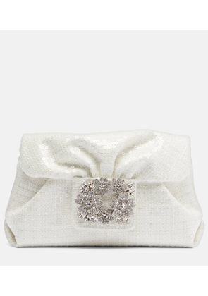 Roger Vivier Efflorescence Micro sequined clutch