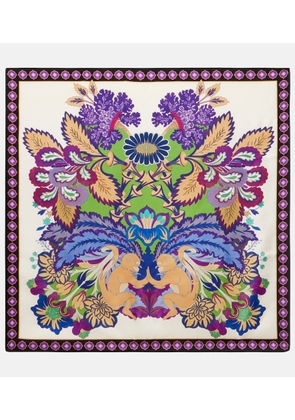 La DoubleJ Printed silk twill scarf