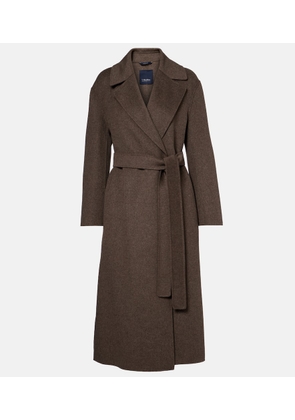 'S Max Mara Luna virgin wool wrap coat