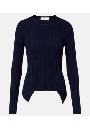 Stella McCartney Ribbed-knit cotton sweater
