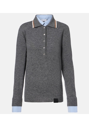 Stella McCartney Layered virgin wool polo sweater