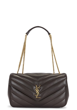 Saint Laurent Medium Loulou Chain Bag in Urban Chic - Olive. Size all.