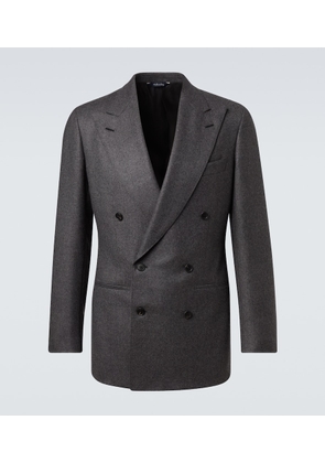 Saman Amel Double-breasted wool suit jacket