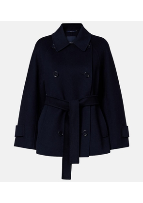 'S Max Mara Louise belted double-breasted virgin wool jacket