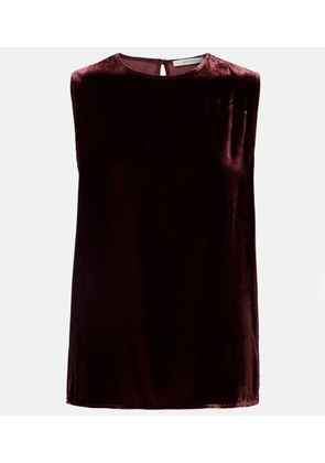 Asceno Trento velvet tank top