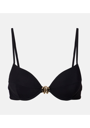 Roberto Cavalli Logo bikini top