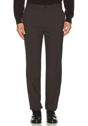 Theory Curtis Travel Motion Trousers in Brownwood Melange - Brown. Size 31 (also in 32, 33, 36, 38).