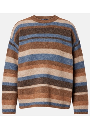 'S Max Mara Smmvolare striped alpaca-blend sweater