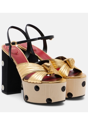 Valentino Garavani Crasher 125 polka-dot leather sandals