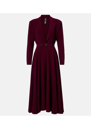 Norma Kamali Belted midi dress