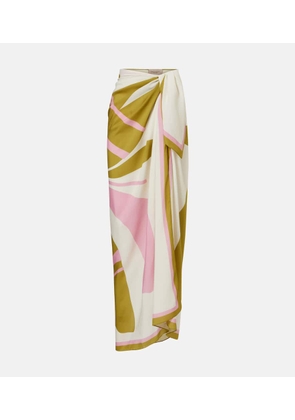 Adriana Degreas Balearic printed beach cover-up