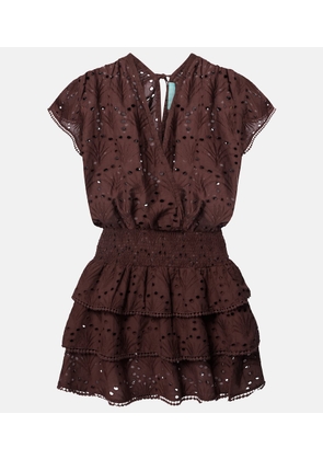 Melissa Odabash Broderie anglaise cotton minidress