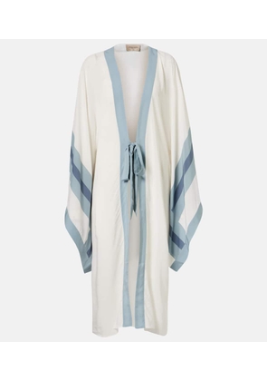 Adriana Degreas Bold Stripes kaftan