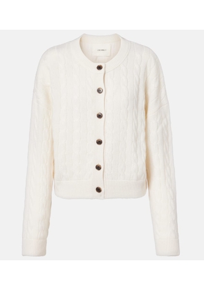 Lisa Yang Cassie cable-knit cashmere cardigan