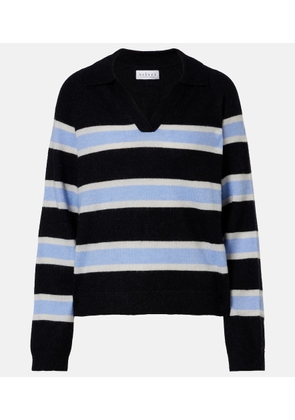 Velvet Everlake striped polo sweater