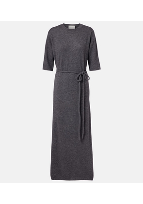 Lisa Yang Tilde belted cashmere maxi dress
