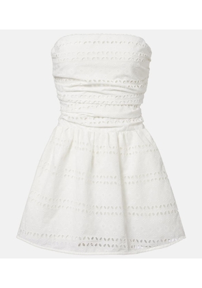 Faithfull Roja broderie anglaise minidress