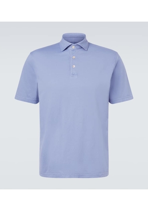 Fedeli Zero cotton jersey polo shirt