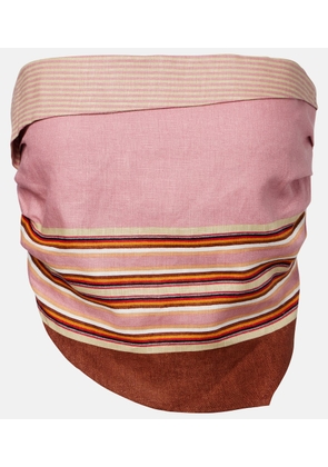 Faithfull Ebbe striped linen top