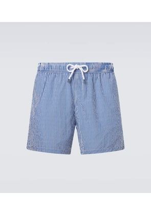 Fedeli Madeira striped swim trunks