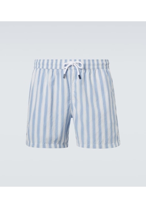 Fedeli Madeira striped swim trunks