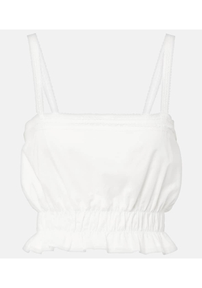 Faithfull Venta cropped cotton top