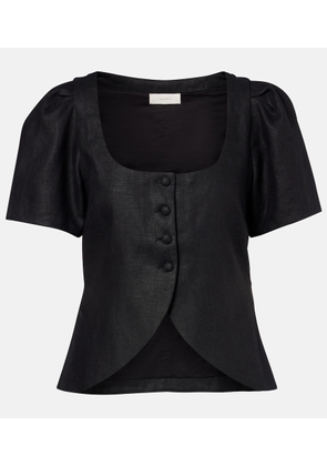 Faithfull Emma linen top