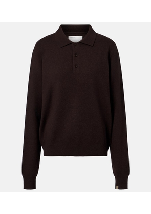 Extreme Cashmere NÂ°223 Be For cashmere-blend polo sweater