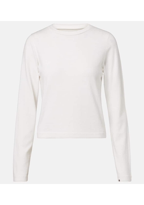 Extreme Cashmere NÂ°451 Lisa cotton and cashmere top