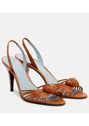 Valentino Garavani Royal 85 leather slingback sandals