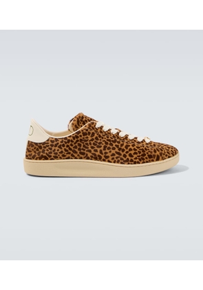 Valentino Garavani Royco leopard-print calf hair sneakers