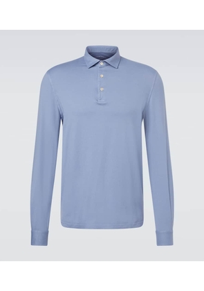 Fedeli Zero cotton jersey polo shirt