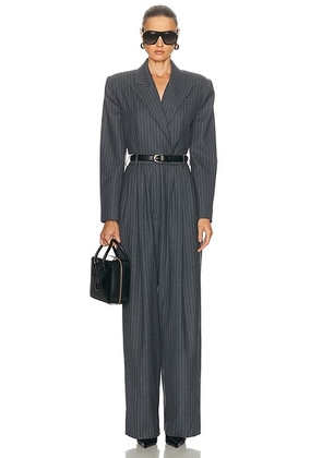 Ronny Kobo Michelle Jumpsuit in Charcoal White - Charcoal. Size M (also in S).