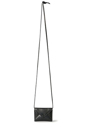 The Row Mini Envelope in Black ANS. Size all.