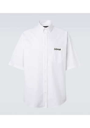 Balenciaga Masking Tape cotton poplin shirt