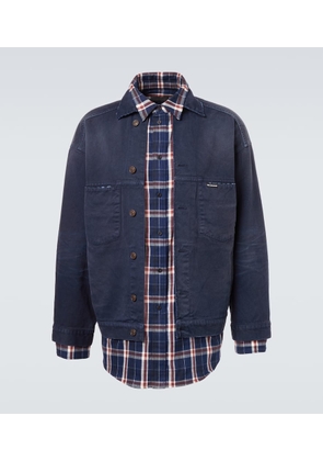 Balenciaga Layered cotton jacket