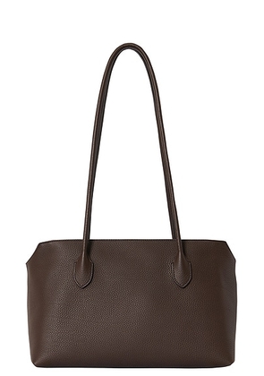 The Row Terrasse Bag in Deep Brown ANS. Size all.