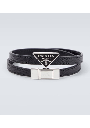 Prada Saffiano leather bracelet