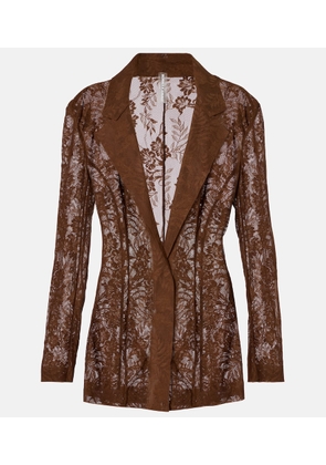 Norma Kamali Lace blazer